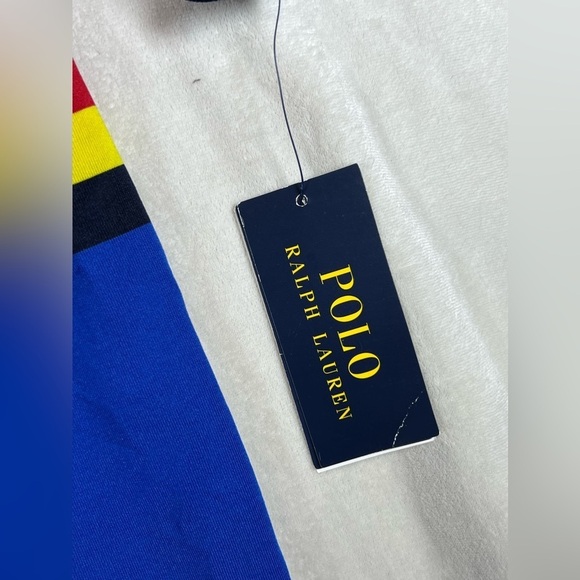 NWT Youth 18-20 XL (Men’s S/M) Polo Ralph Lauren Performance Blue Polo Shirt - Picture 4 of 9